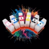 a set of refillable xp 15000 epson cartridges
